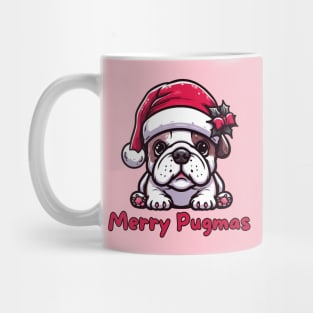 Merry Pugmas Funny Christmas Pug Dog Pet Puppy Xmas Secret  Santa Mug